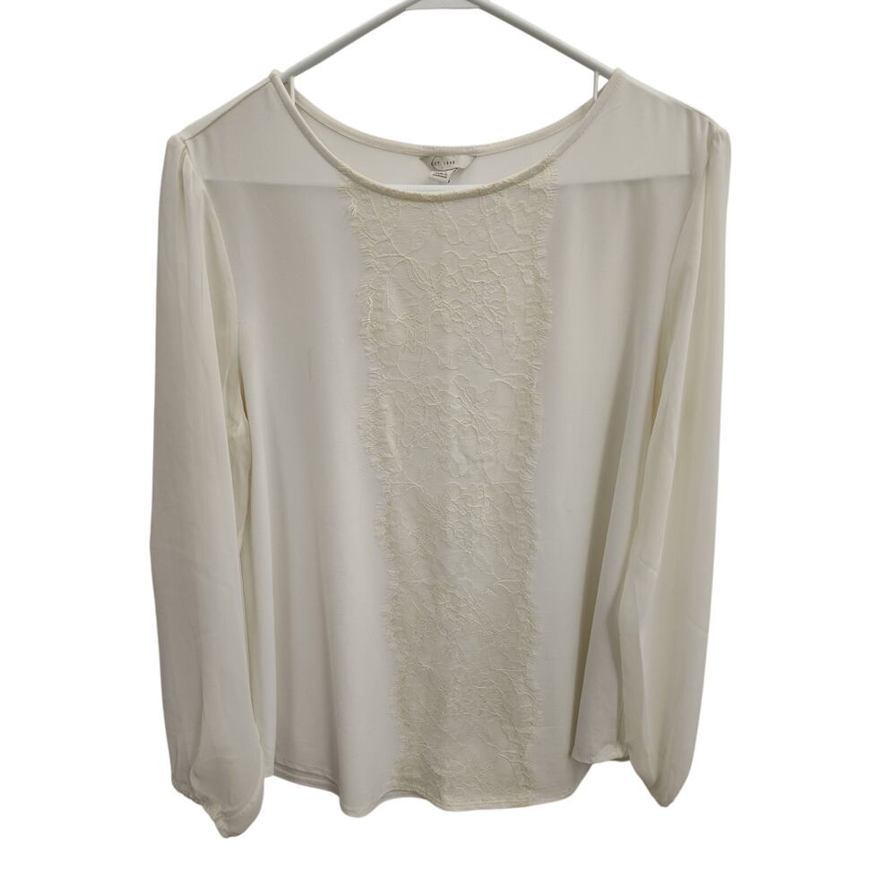 Sheer long sleeve shirt